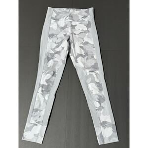 Athleta Gray Camouflage Leggings, Size S